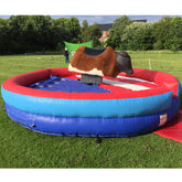 NG-SG050 Commercial adults electric sport games outdoor mechanical bull riding machine controls inflatable rodeo bull ride for sale